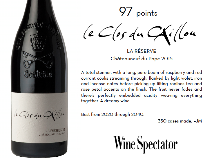 Notes du Wine Spectator